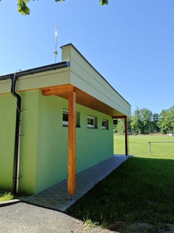 Fotodokumentace – Dubné – fotbalové kabiny – technické zázemí – foto č. 1